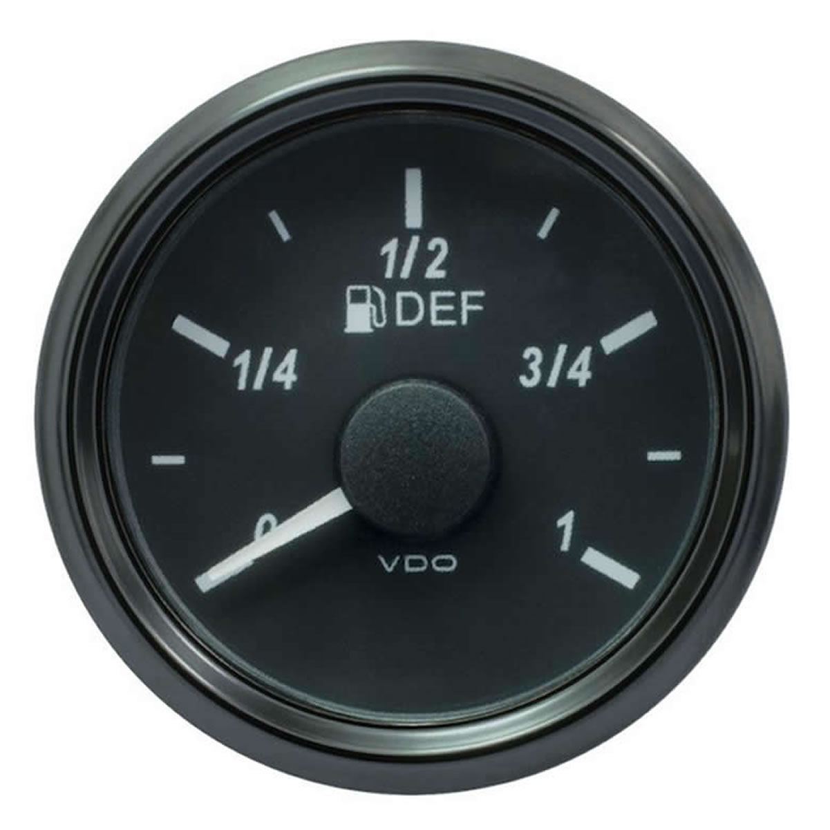 VDO SingleViu Fuel Level Gauge 240-33 Ohm Black 52mm